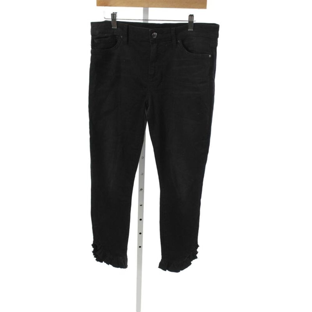 Joes Jeans Women Black Ankle Jeans Button Mid Rise Size 32
